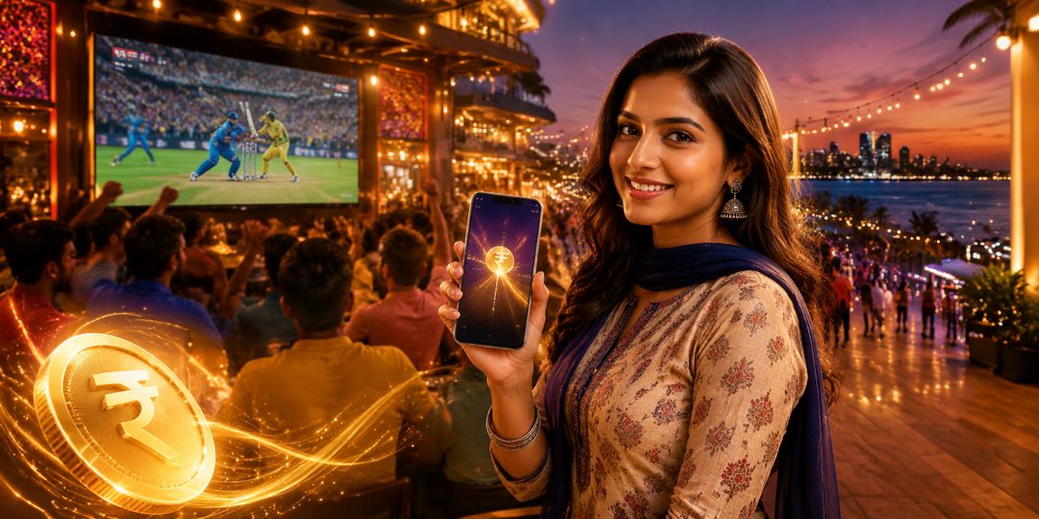 VIP member making secure INR deposit via mobile